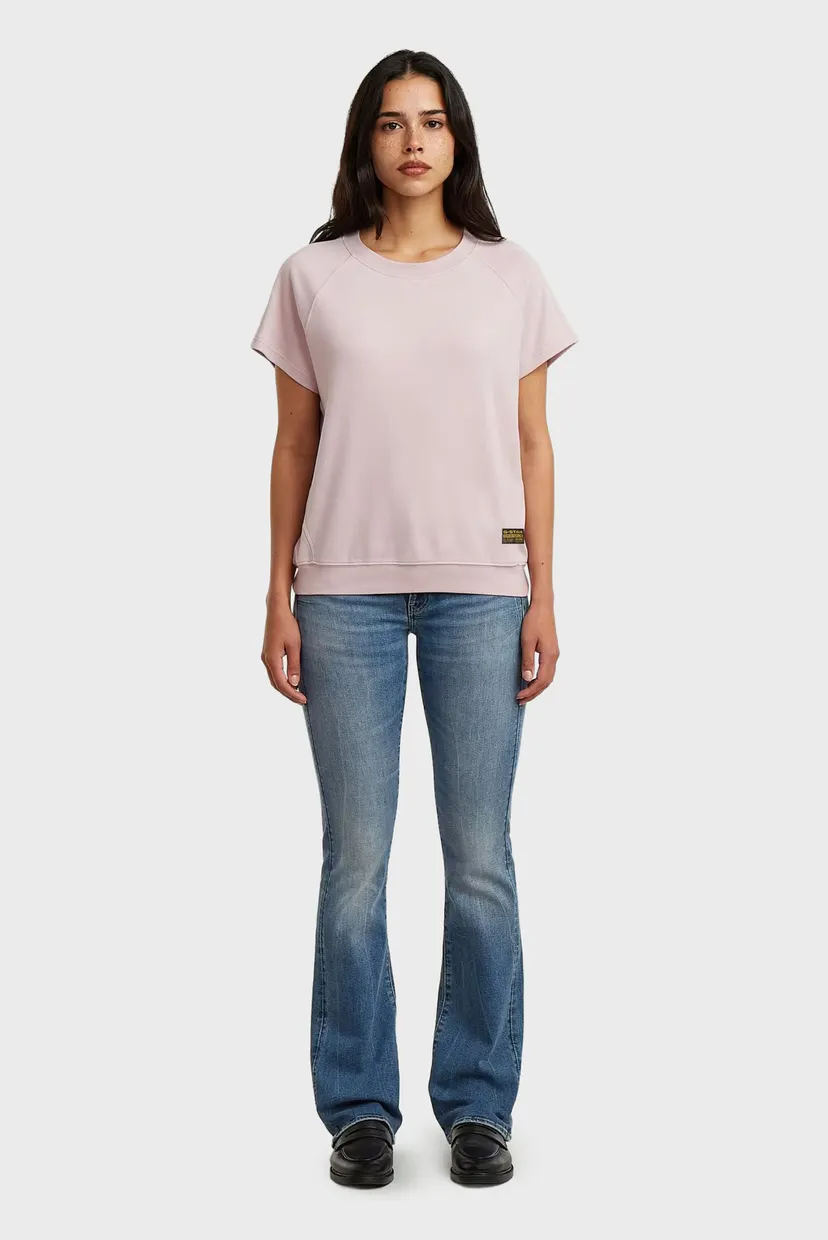 Жіноча рожева футболка Raglan 5