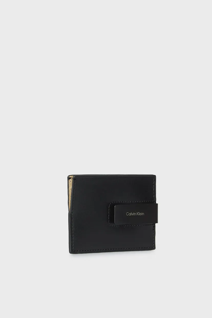Мужской черный кожаный кардхолдер GLOW CARDHOLDER 3