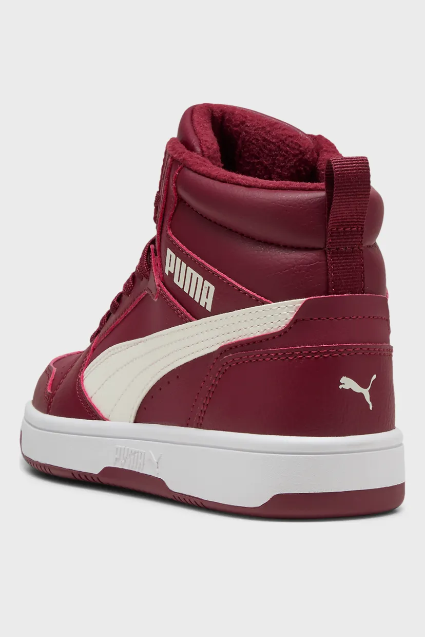Дитячі червоні хайтопи Puma Rebound V6 WTR Youth Sneakers 5
