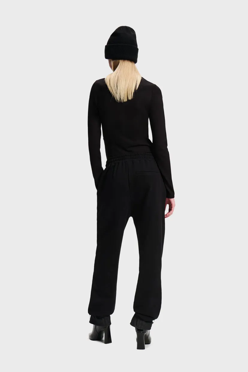 Женские черные спортивные брюки KLJ RELAXED SWEATPANT 3
