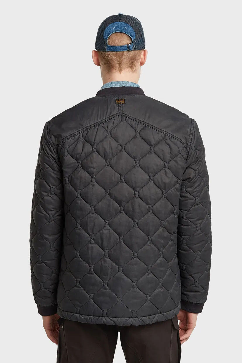 Мужской темно-серый бомбер LW Quilted pdd jkt overdyed 3