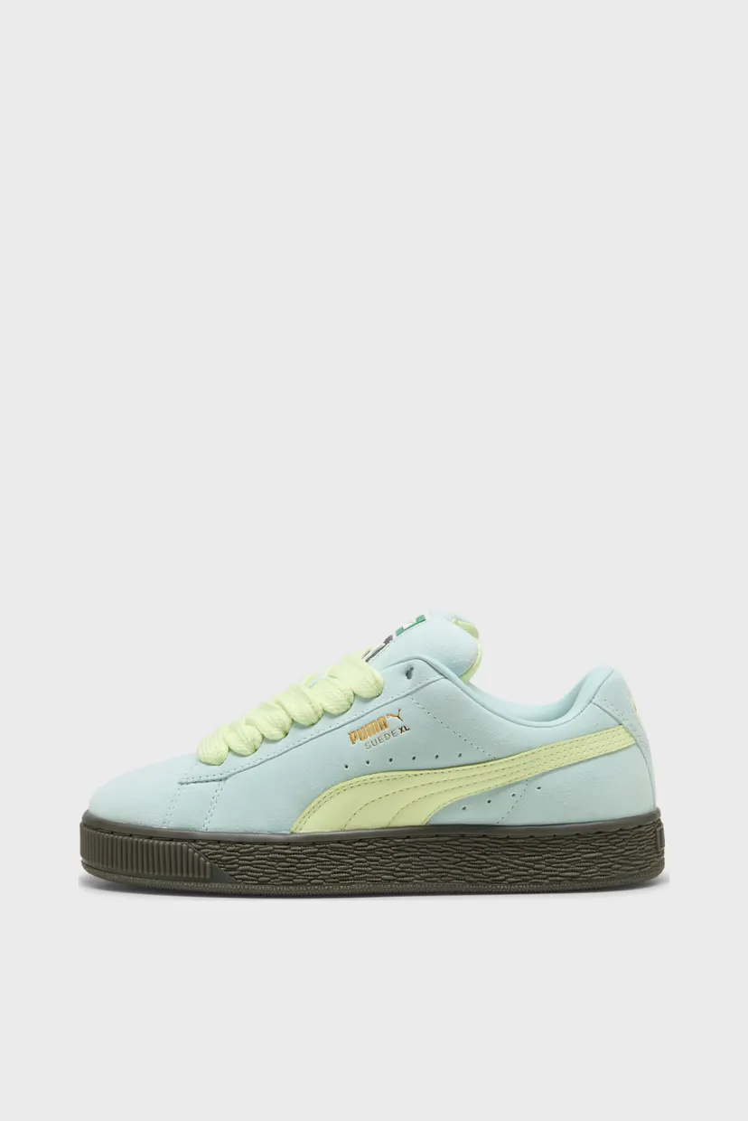 Голубые замшевые сникерсы Suede XL Sneakers 3