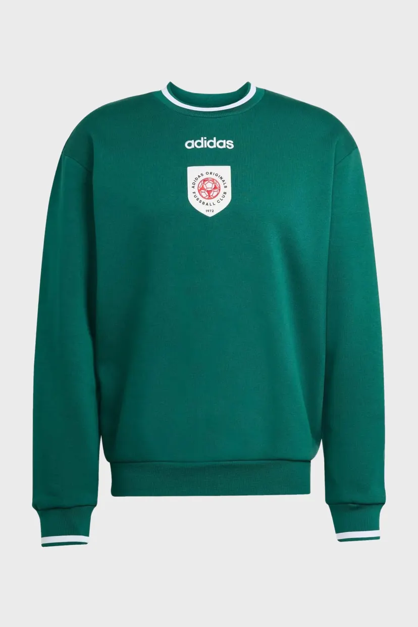 Мужской зеленый свитшот Badge Crewneck 6