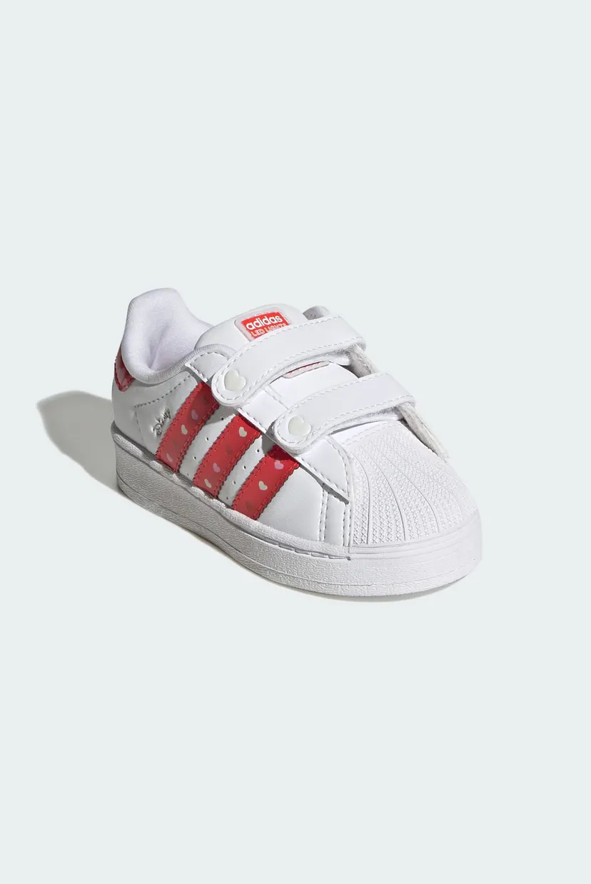 Дитячі білі снікерси ADIDAS DISNEY SUPERSTAR LED LIGHTS COMFORT CLOSURE 4