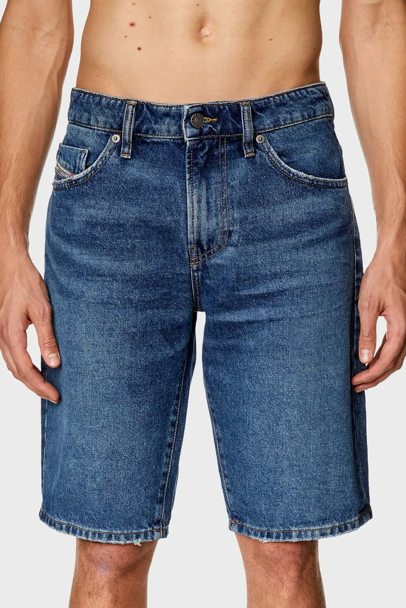 Чоловічі сині джинсові шорти SLIM-SHORT 4