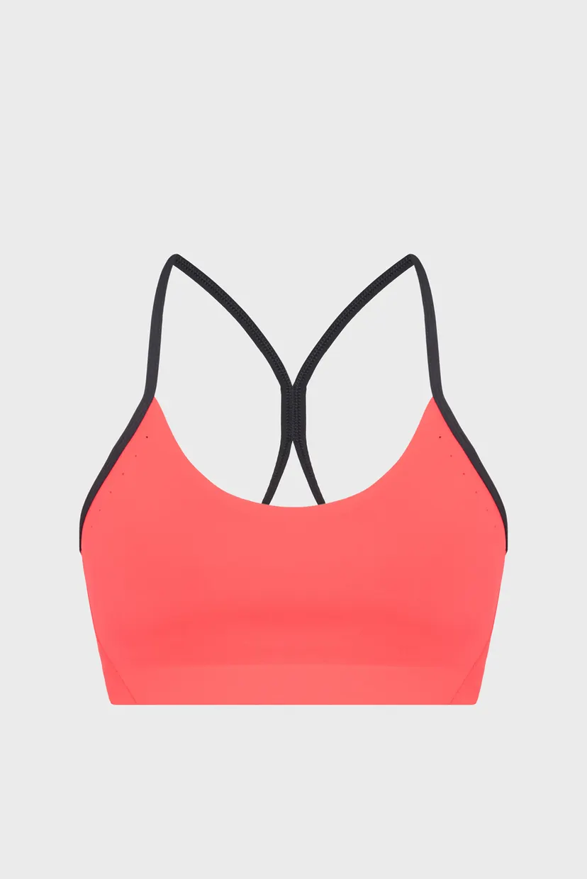 Женский красный топ UA Halo Bonded Bra 9