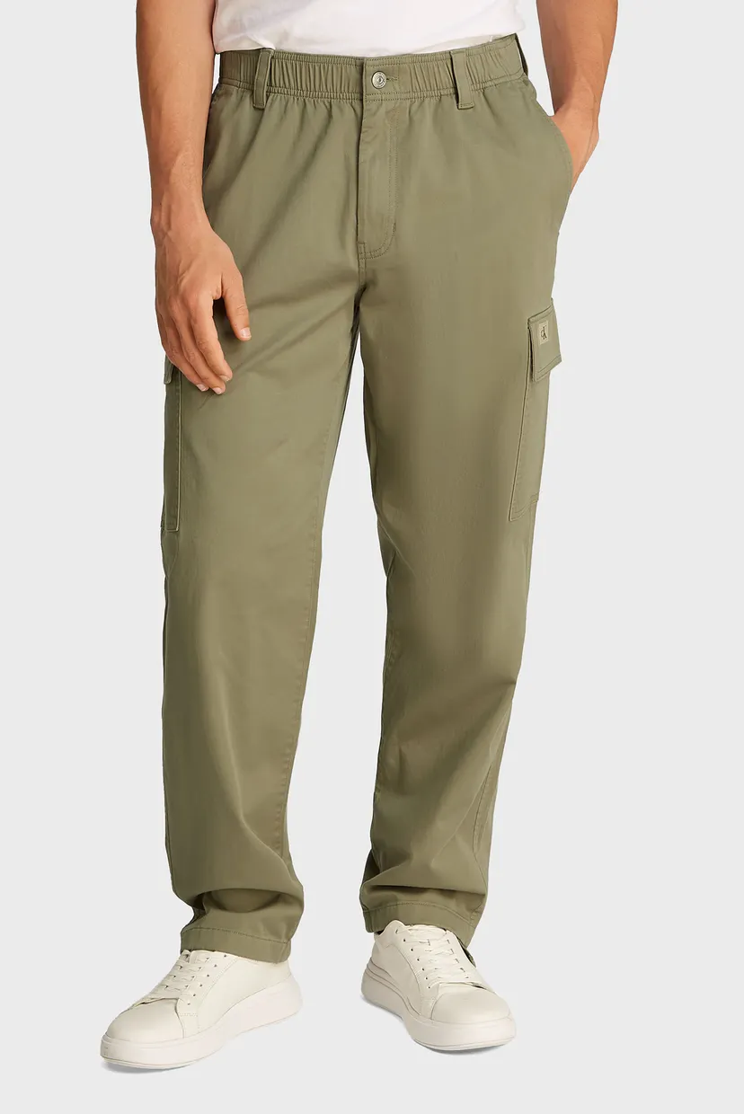 Мужские зеленые карго REGULAR STRAIGHT CARGO Calvin Klein Jeans