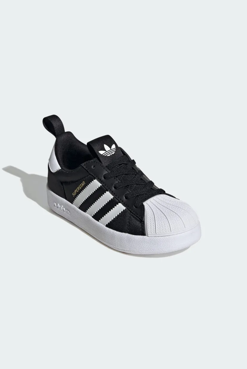 Дитячі чорні кросівки Adifom Superstar 360 4