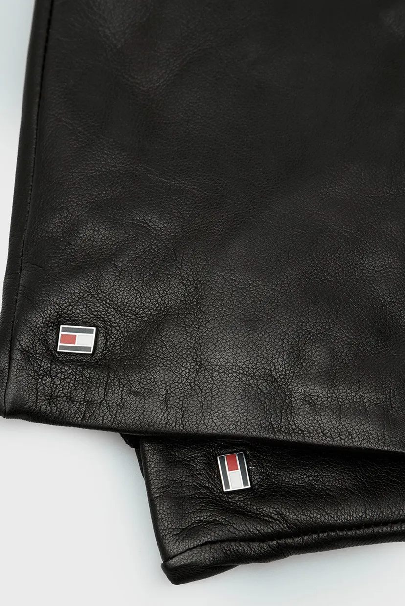 Чоловічі чорні шкіряні рукавички ESSENTIAL FLAG LEATHER GLOVES 3