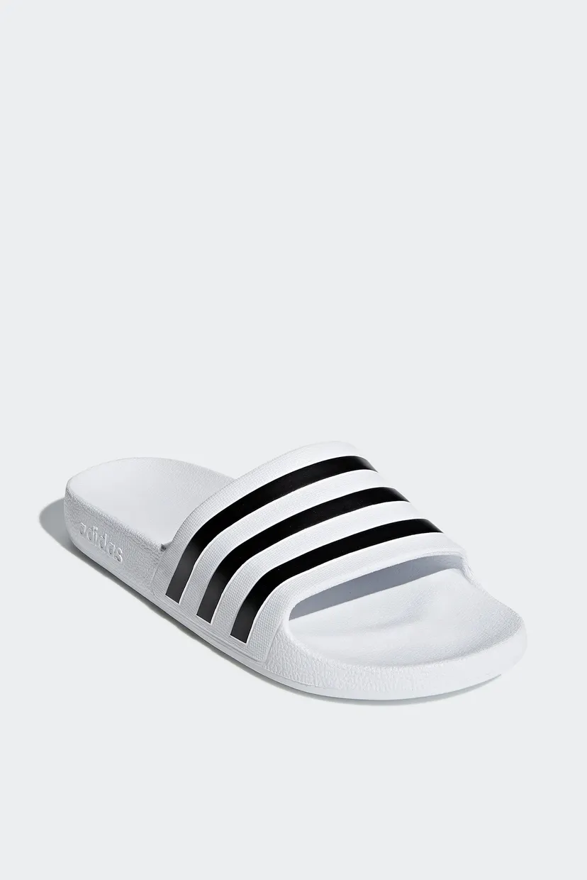 Білі слайдери Adilette Aqua 4