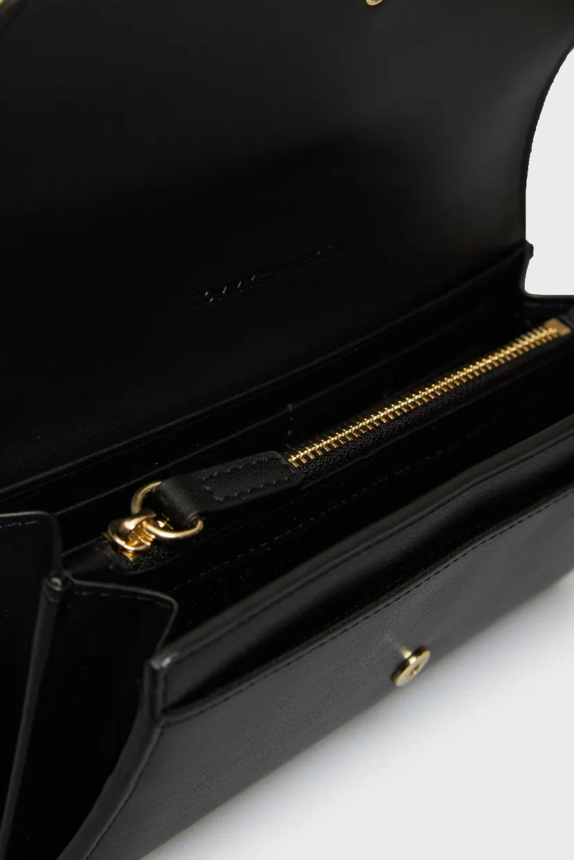 Женский черный кошелек TH HERITAGE LRG FLAP 4