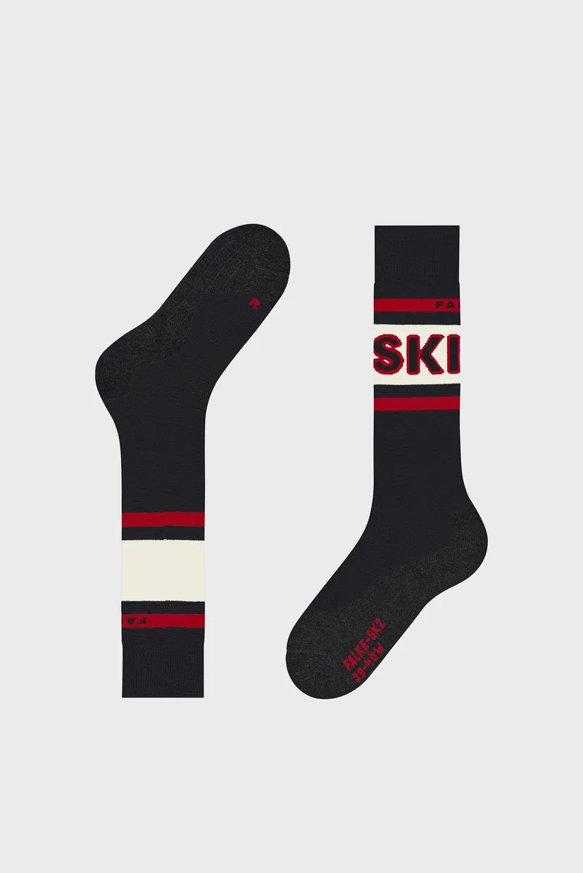 Мужские черные лыжные гольфы FALKE SK2 INTERMEDIATE 6
