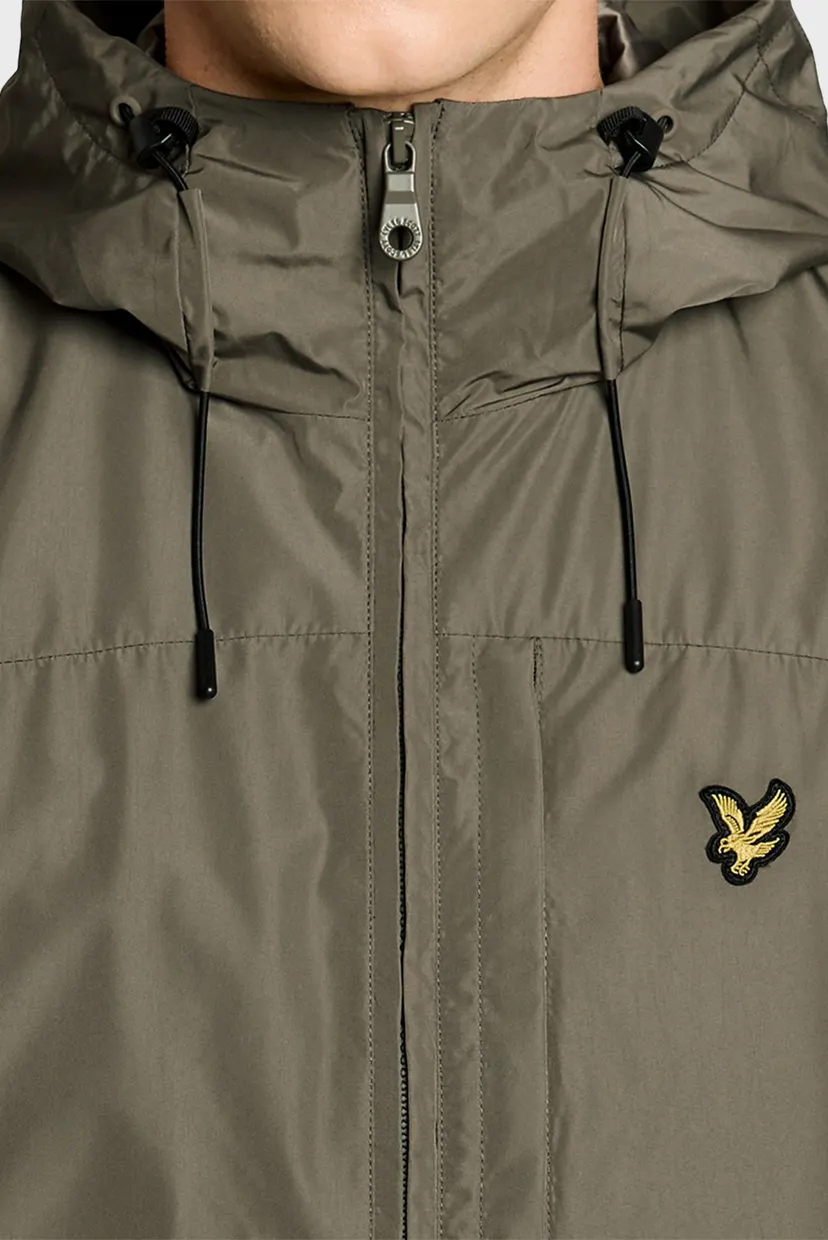 Чоловіча оливкова куртка LIGHTWEIGHT HOODED ZIP 4