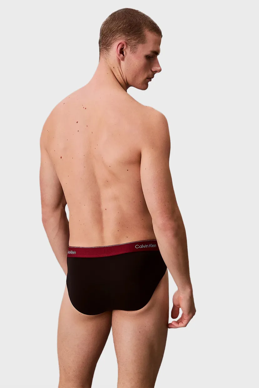 Мужские черные брифы (3 шт) HIP BRIEF 4