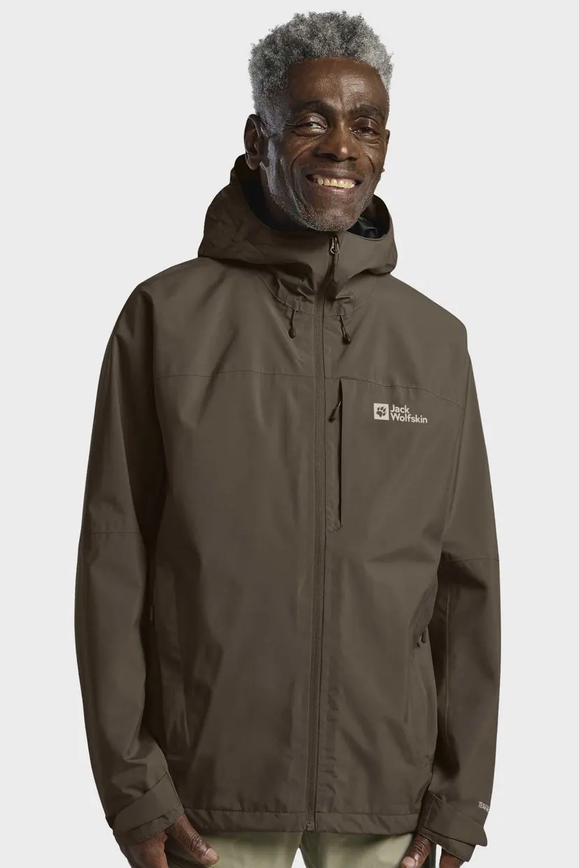 Мужская коричневая ветровка Jack Wolfskin A63900_5719 — MD-Fashion