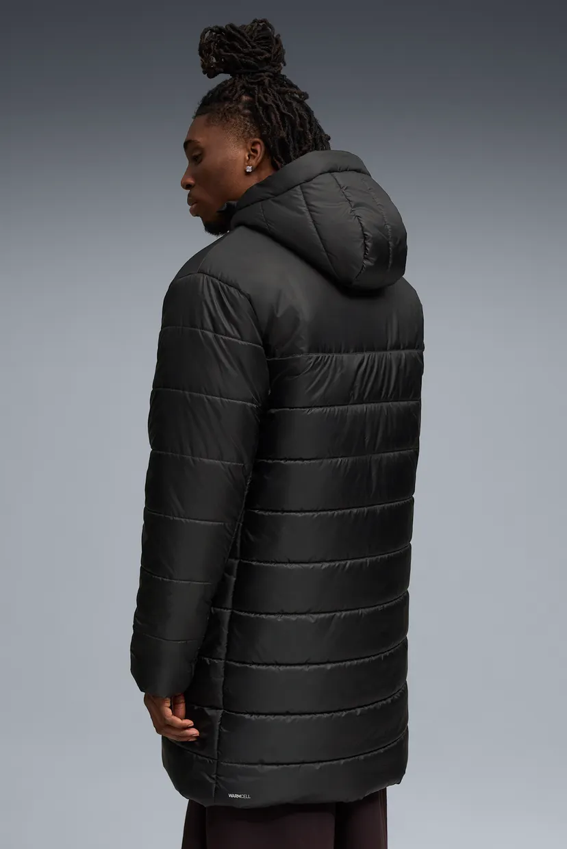 Мужская черная куртка Essentials Hooded Padded Parka Men 3