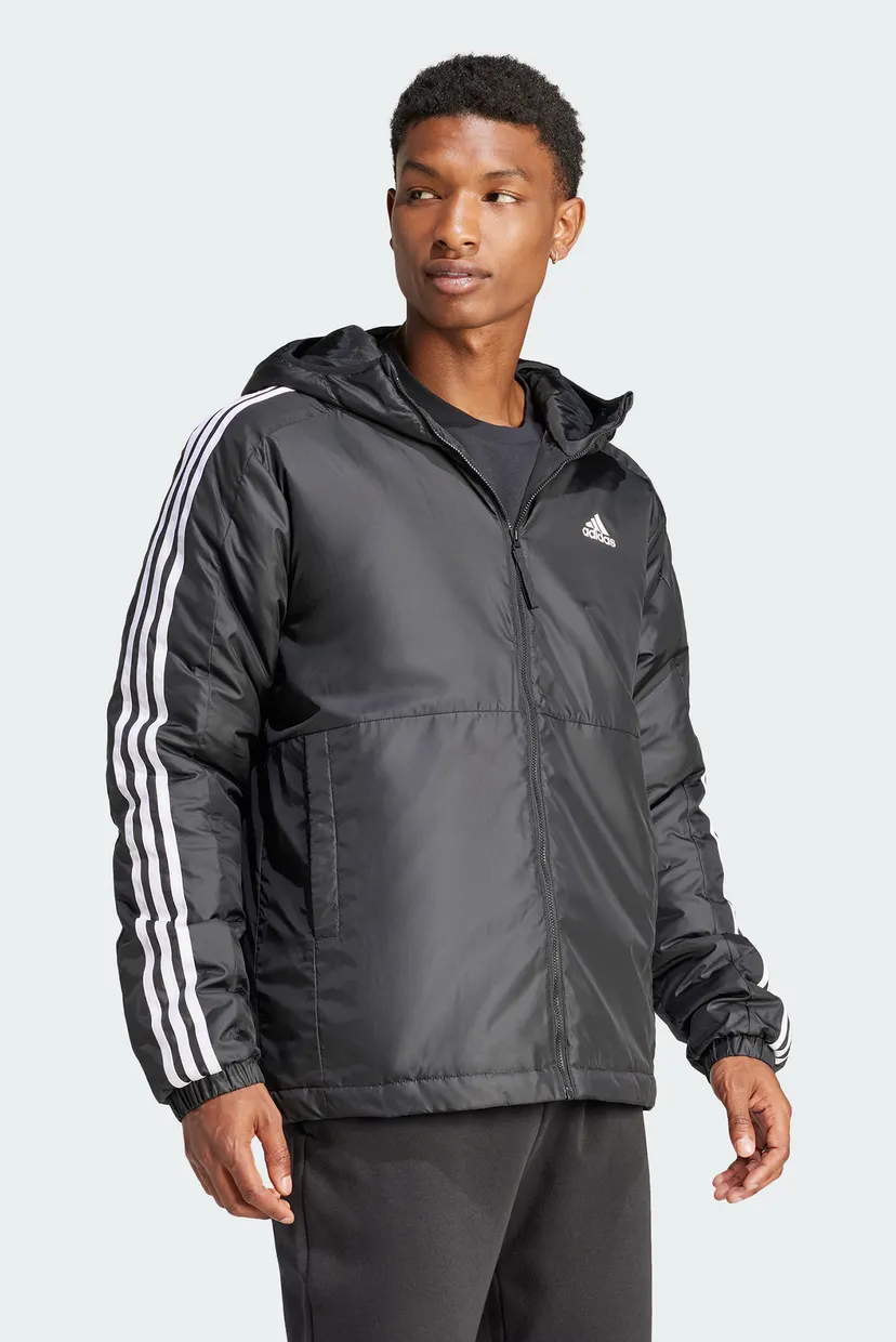 adidas ジャケット Мужская черная куртка Essentials 3-Stripes Insulated adidas IN7194