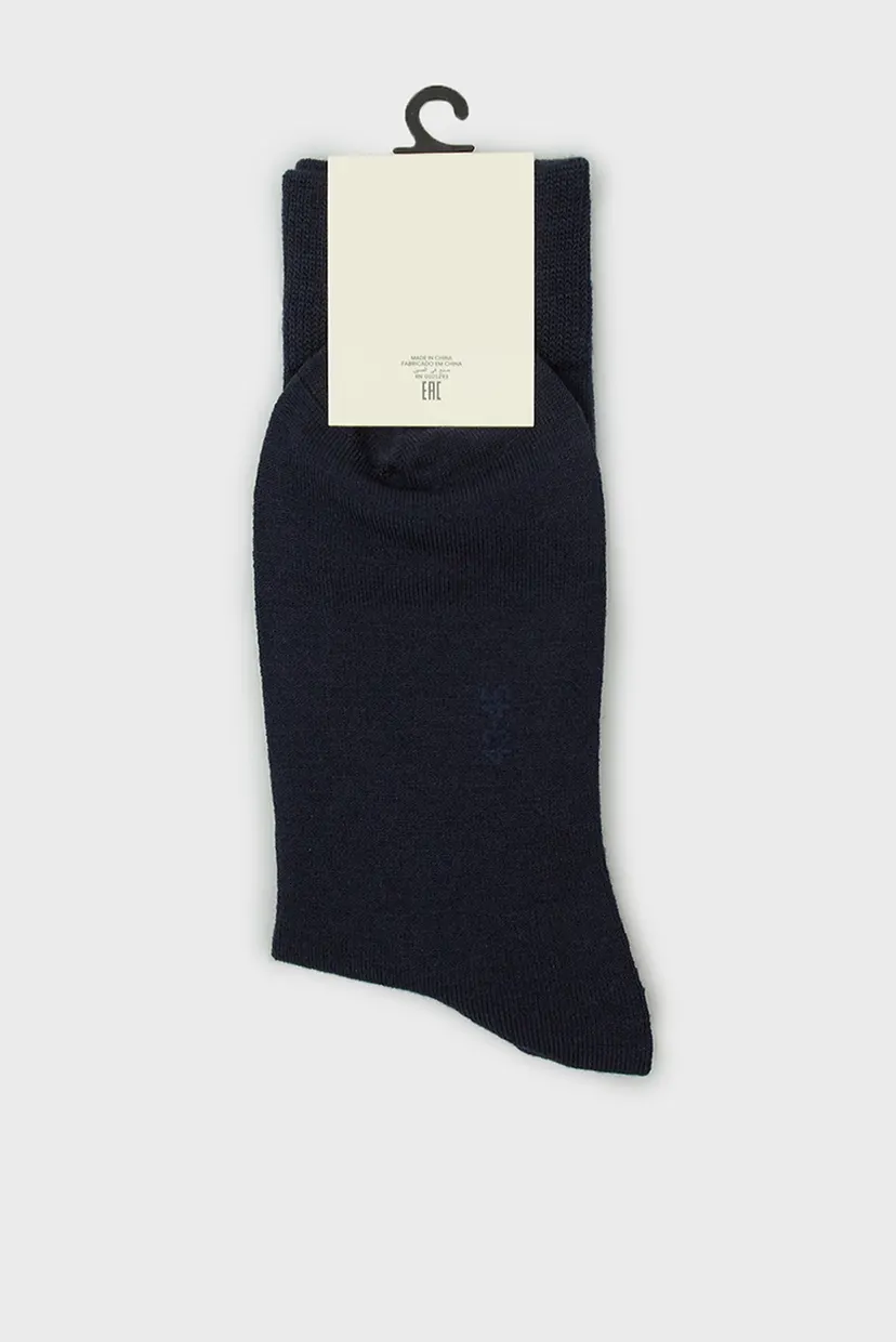 Чоловічі темно-сині шкарпетки WOOL SOCKS 3
