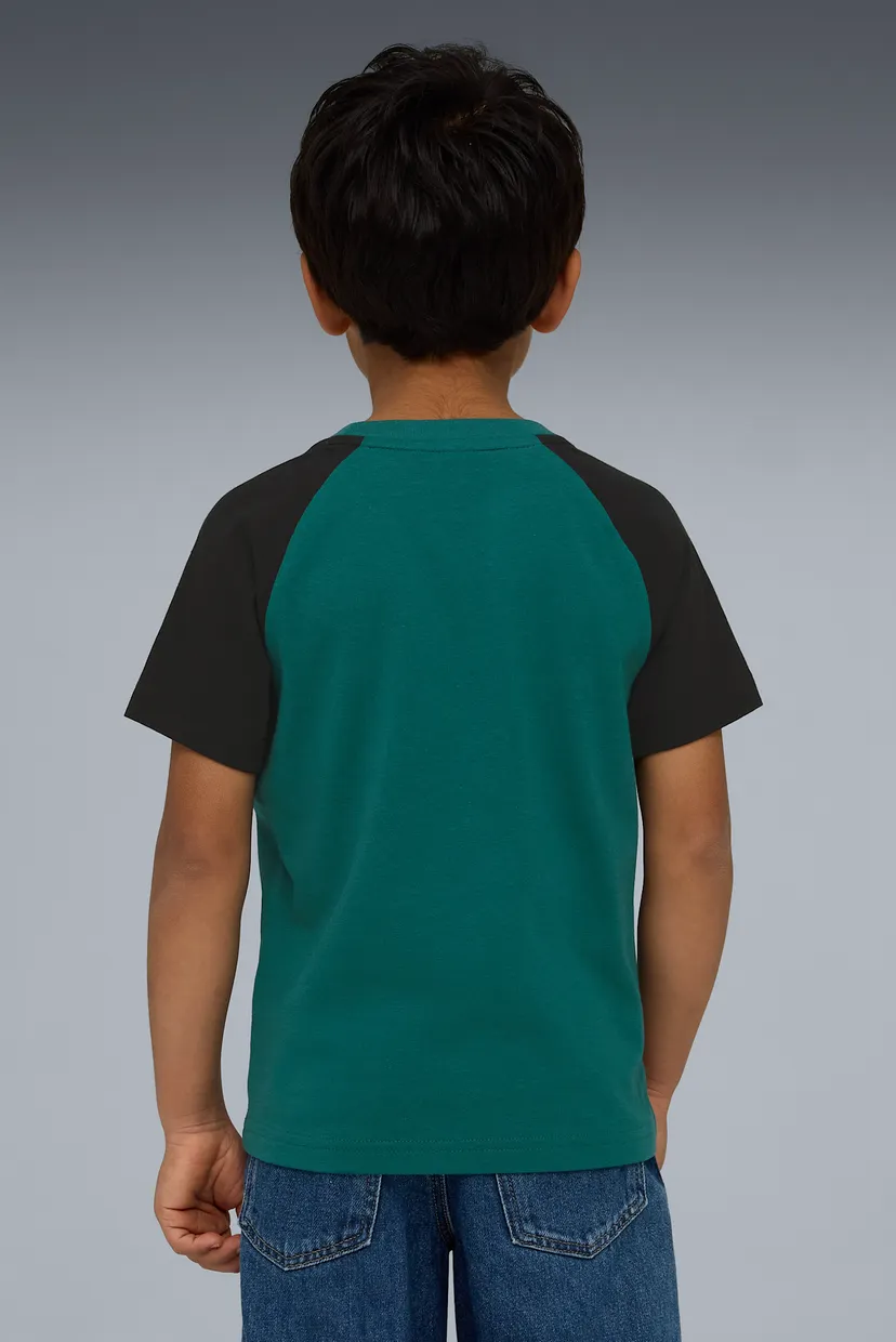 Дитяча зелена футболка Super PUMA Graphic Tee Kids 3