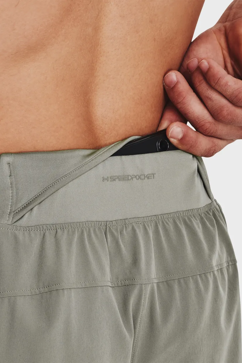 Чоловічі сірі шорти LAUNCH ELITE 5'' SHORT 5