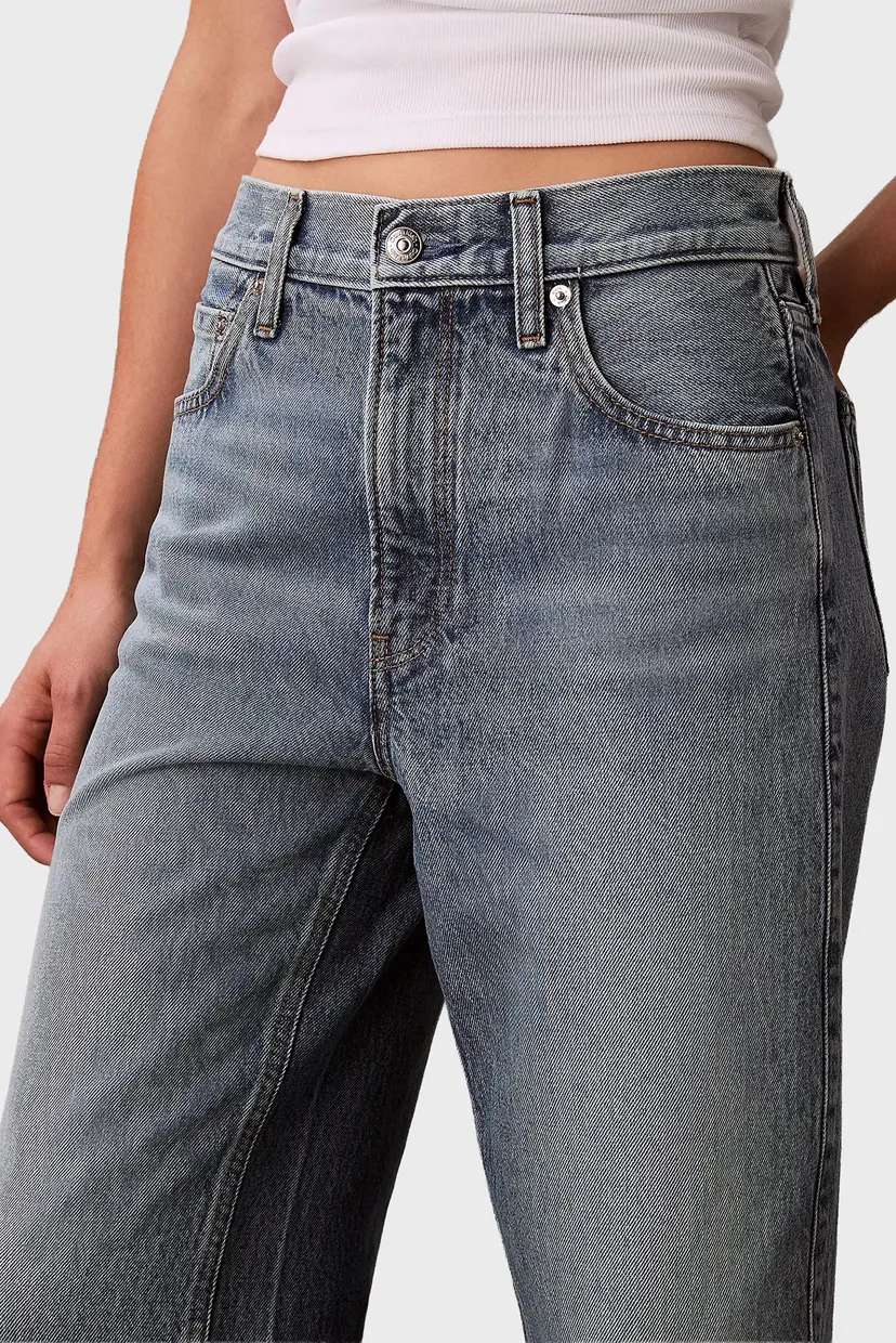 Женские синие джинсы CULOTTE 5