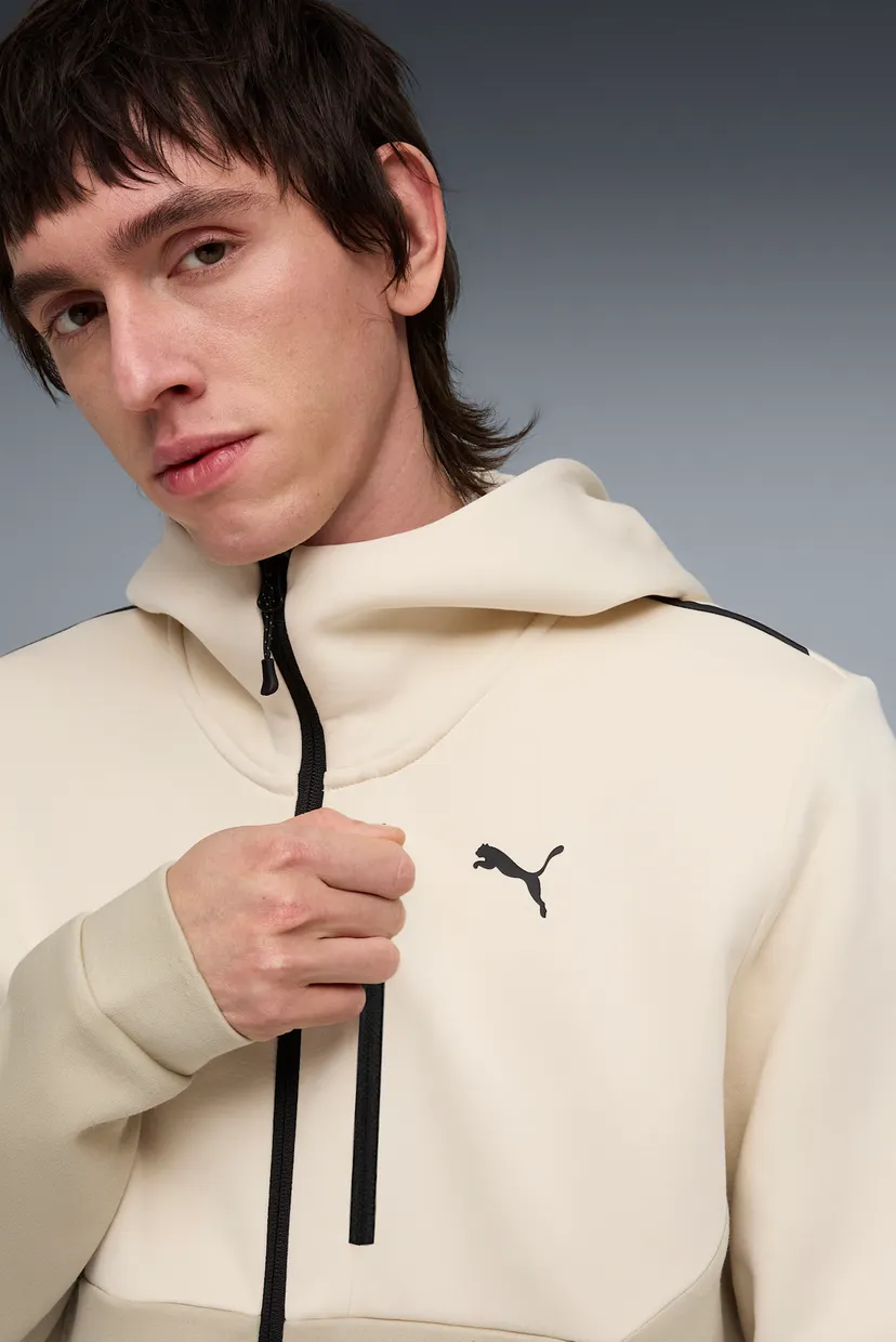 Чоловіче бежеве худі PUMATECH Full Zip Hoodie Men 4