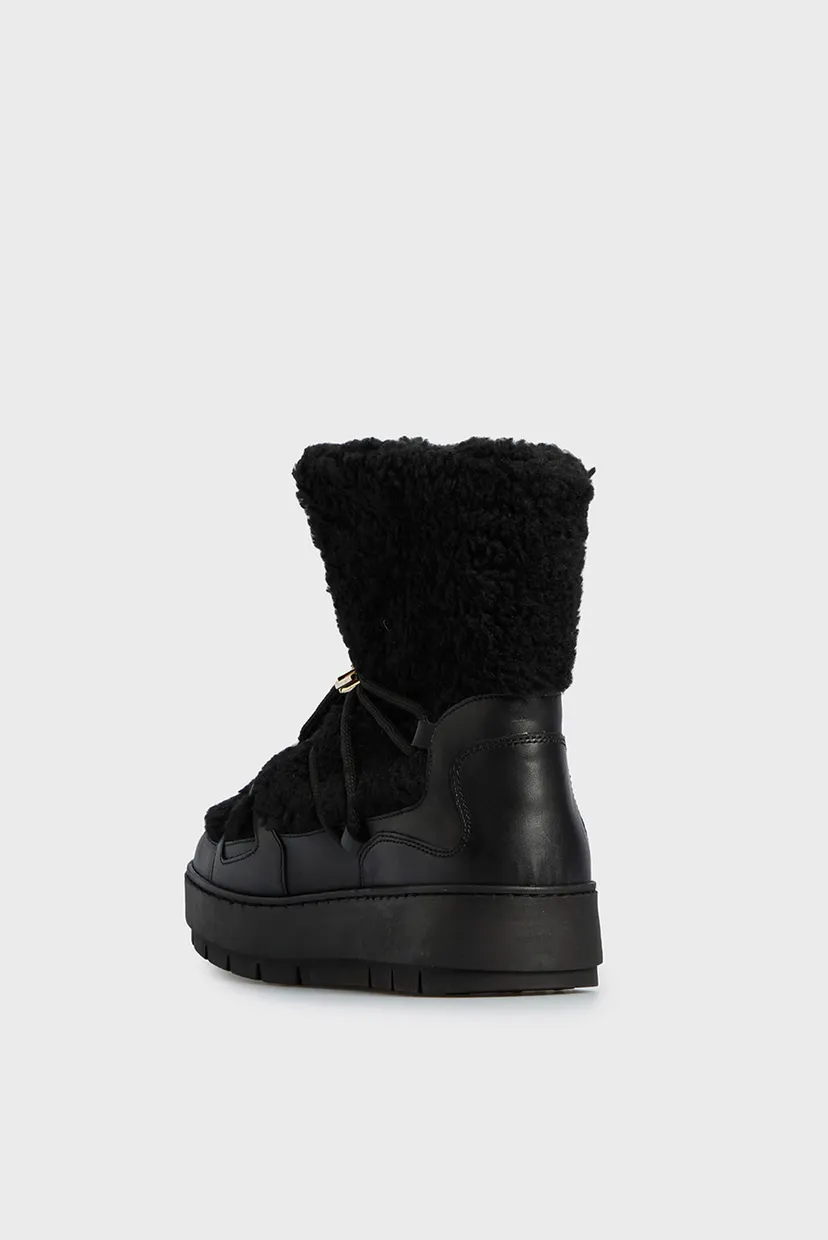 Женские черные луноходы TOMMY TEDDY SNOWBOOT 5