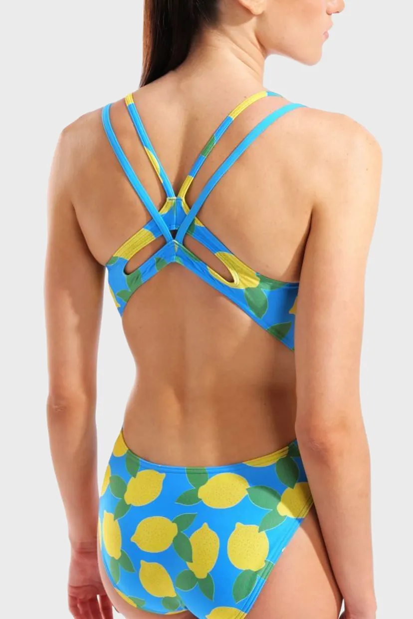 Женский купальник с узором LEMONS SWIMSUIT LACE PLUS BACK 5