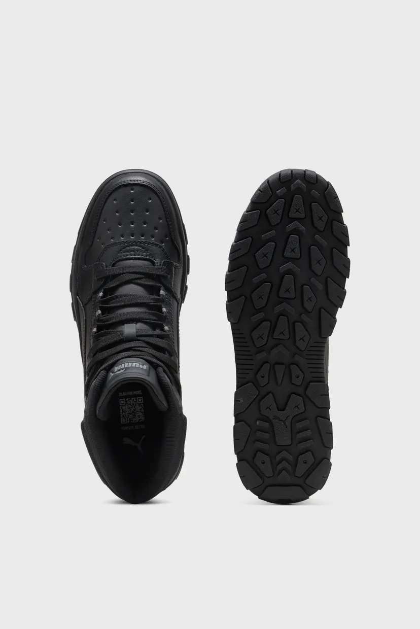 Чорні хайтопи  Rebound Abrupt Sneakers Unisex 4