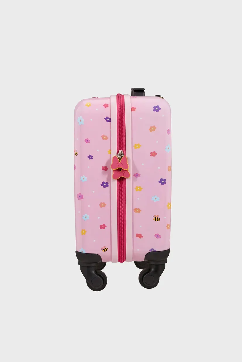 Дитяча рожева валіза з візерунком 45 см MINNIE FLOWER POWER 4