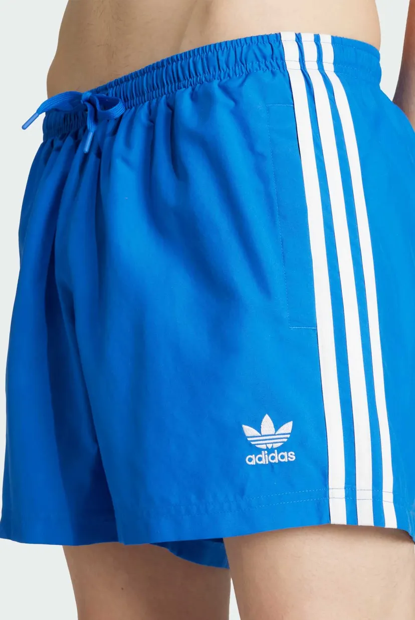 Мужские синие плавательные шорты Adicolor 3-Stripes 5-Inch 4