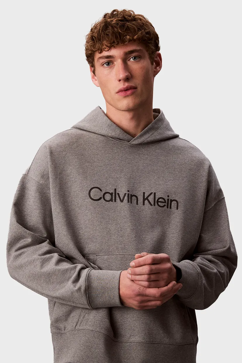 Чоловіче сіре худі STANDARD LOGO PREMIUM TERRY 4