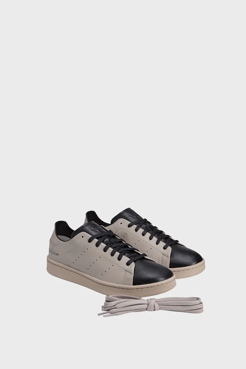 Бежеві шкіряні снікерси Y-3 Stan Smith 4