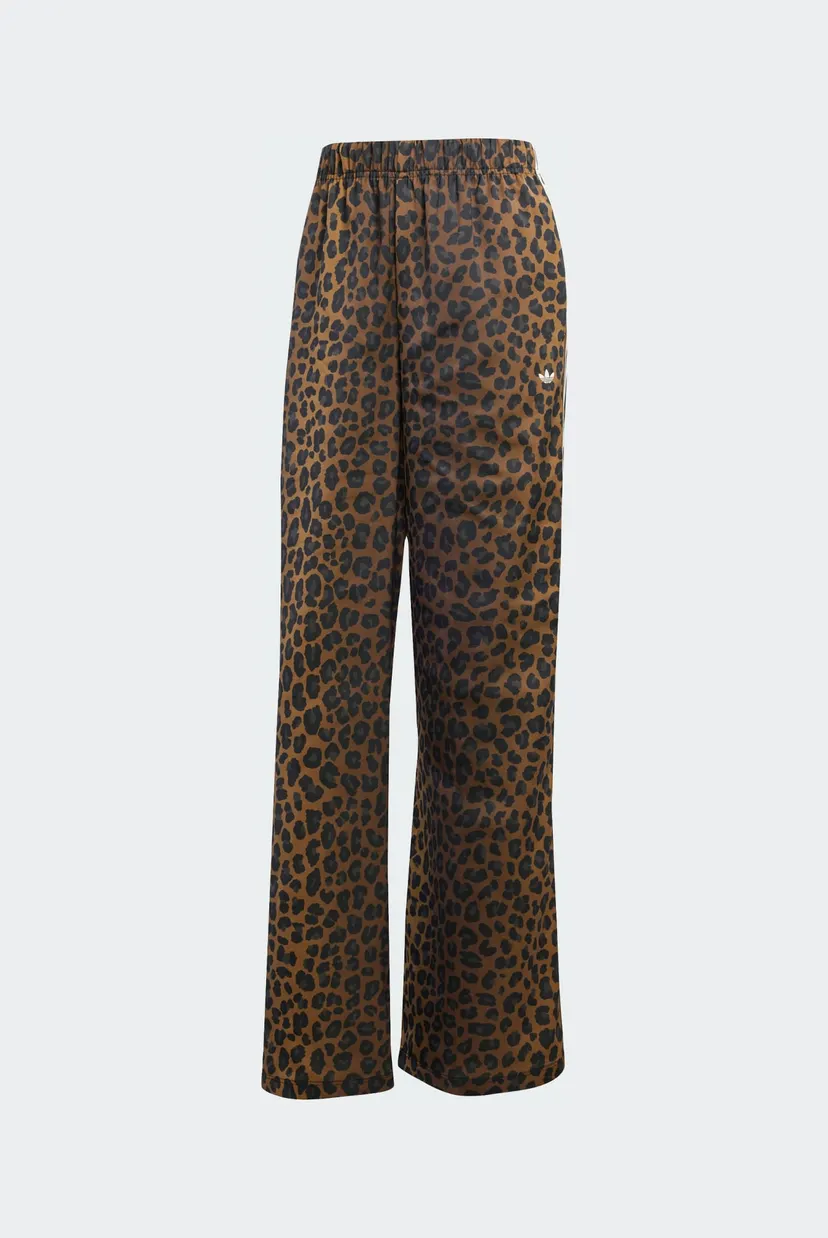 Жіночі коричневі спортивні штани з візерунком adidas Originals Wide Leg Satin 6