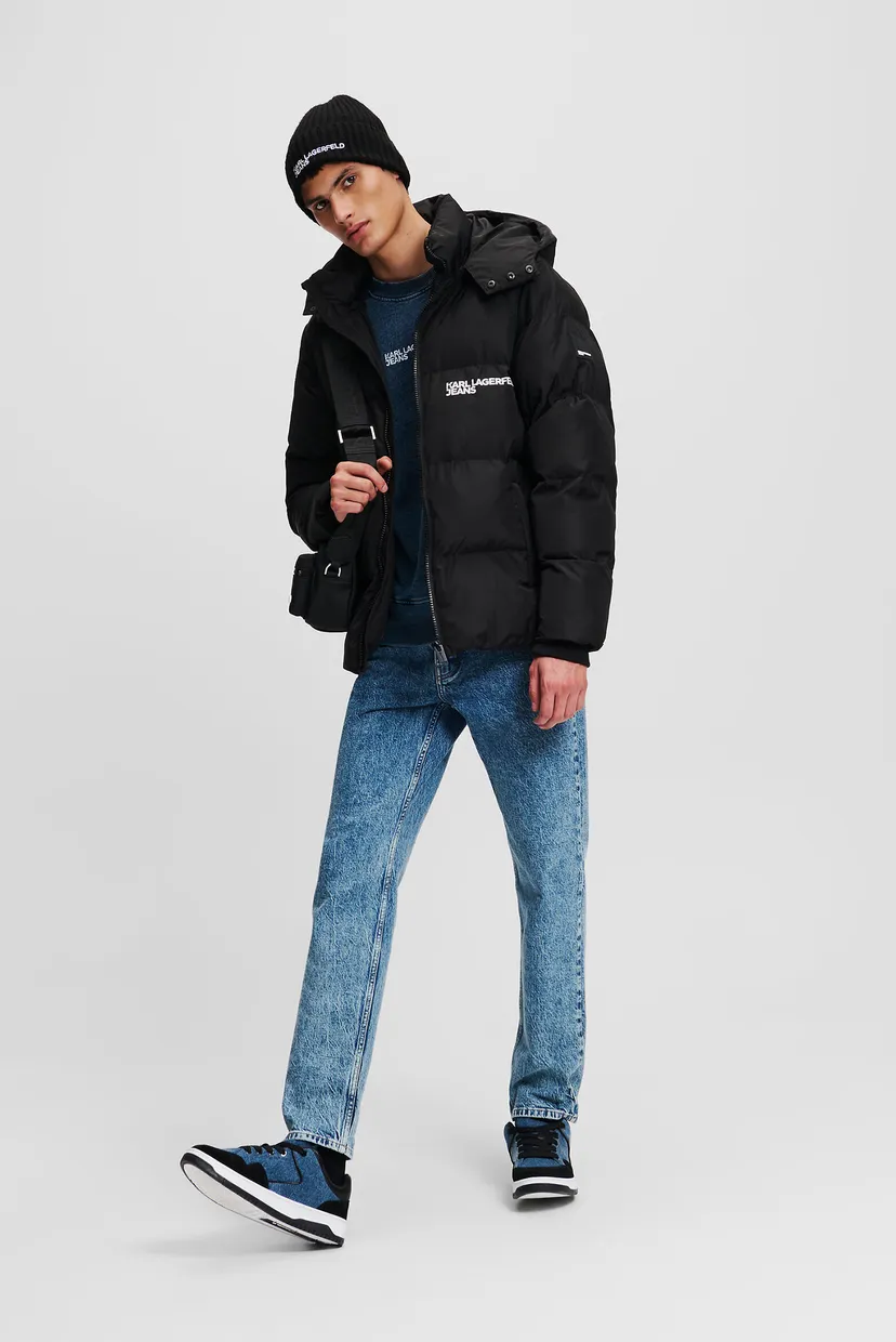 Чоловічі блакитні джинси tapered denim 3