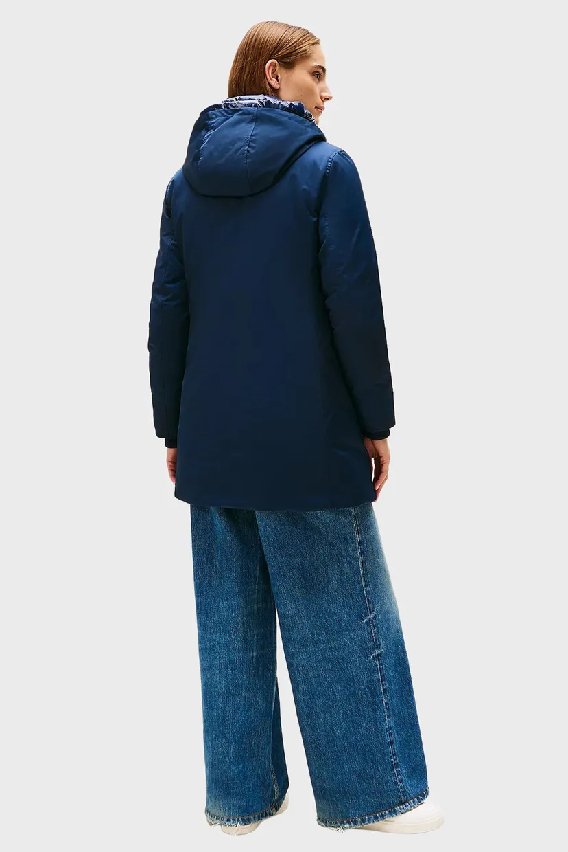 Жіноча темно-синя парка PADDED 3