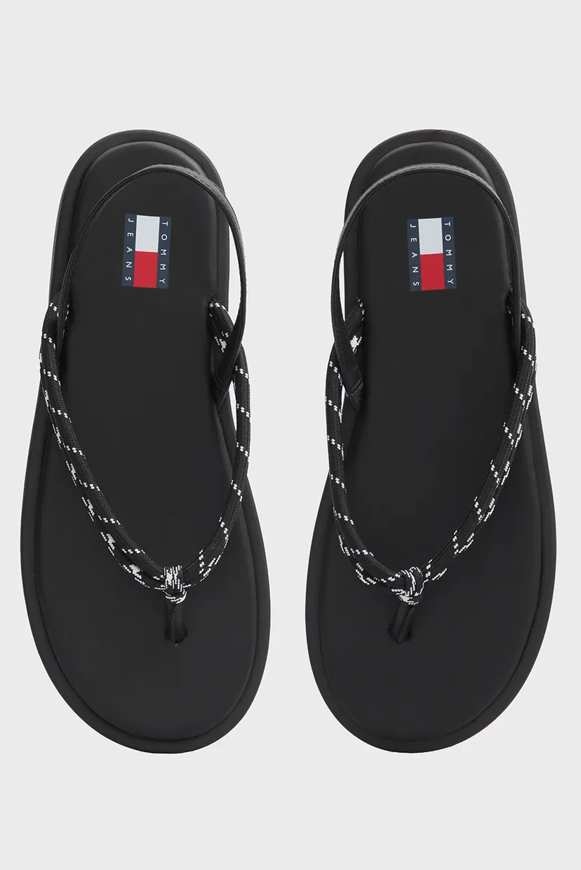 Женские черные сандалии CASUAL 4
