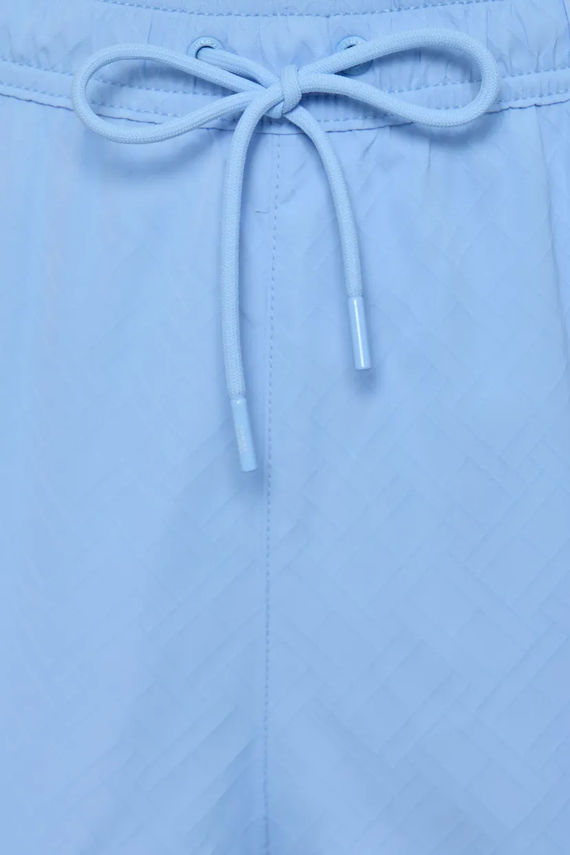 Мужские голубые плавательные шорты с узором MEDIUM DRAWSTRING 3