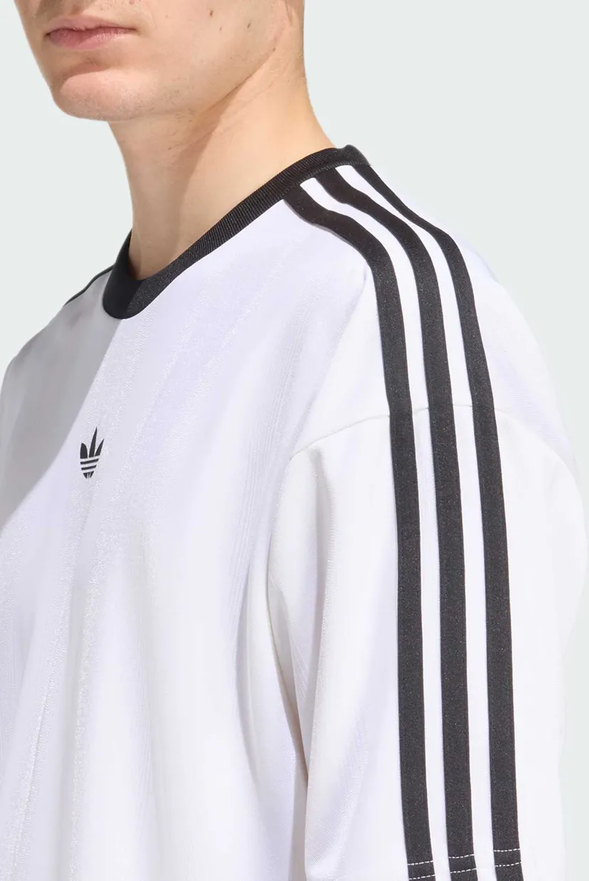 Мужская белая футболка adidas Adicolor Jacquard 5