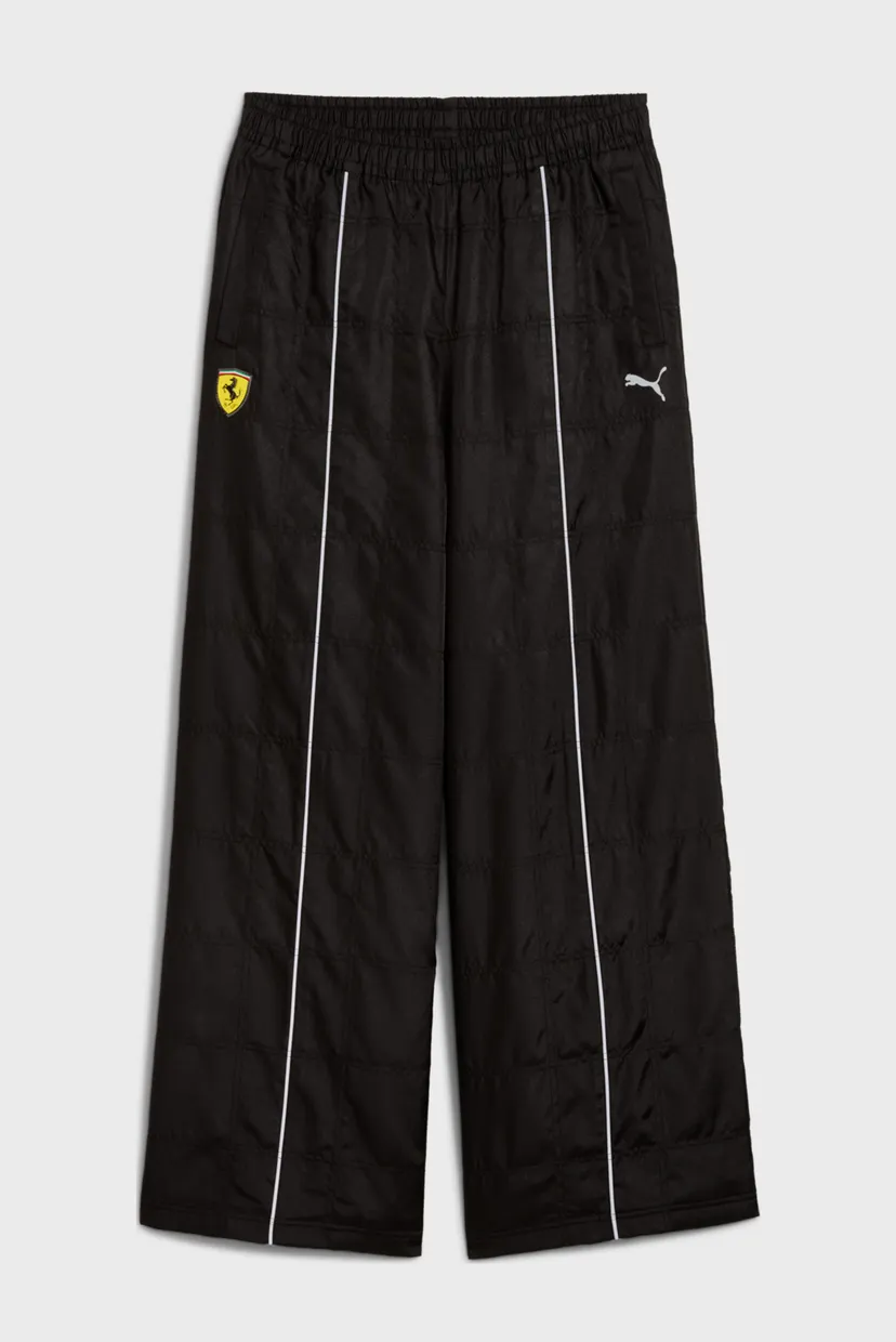 Женские черные спортивные брюки Scuderia Ferrari HP Premium Woven Pants Women 4