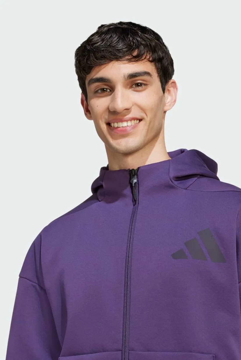 Мужское фиолетовое худи New adidas Z.N.E. Full-Zip 4