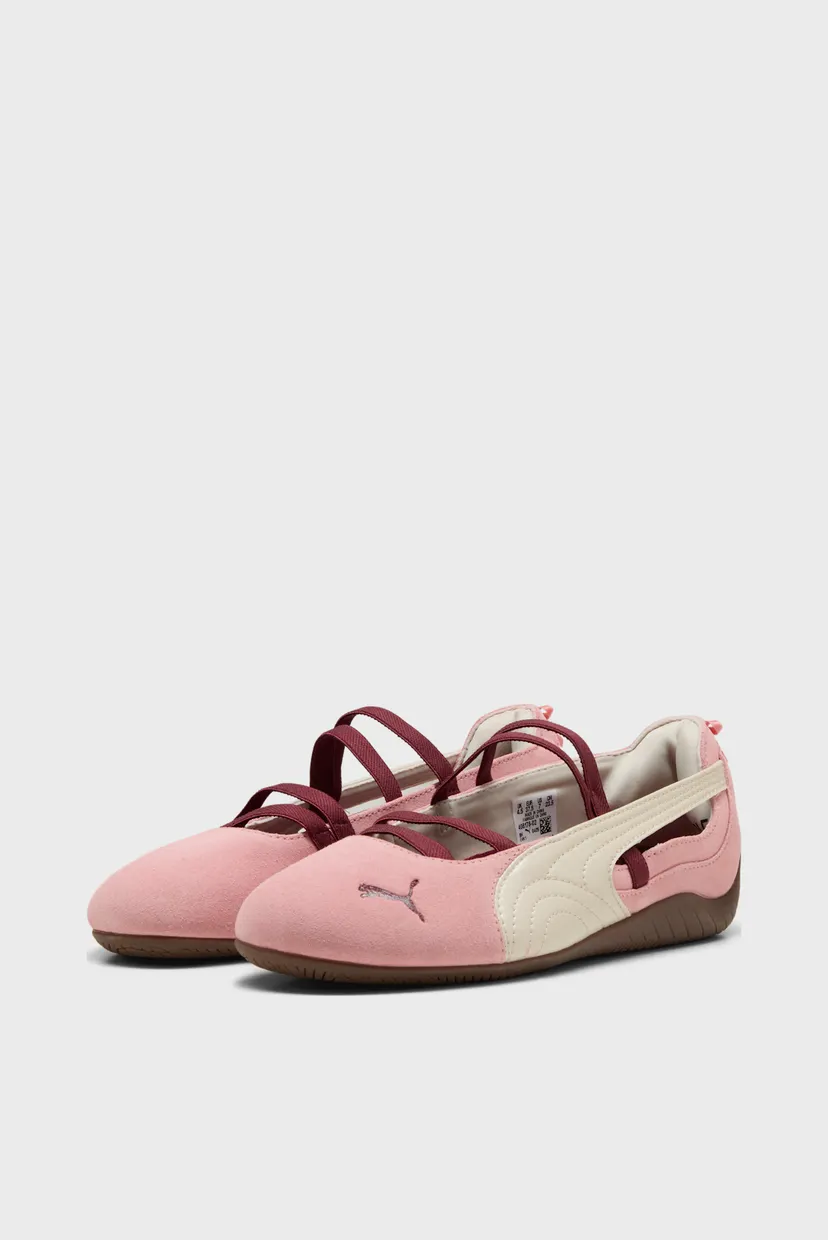 Женские розовые замшевые балетки Speedcat Lovelace Ballet Sneakers Women 3