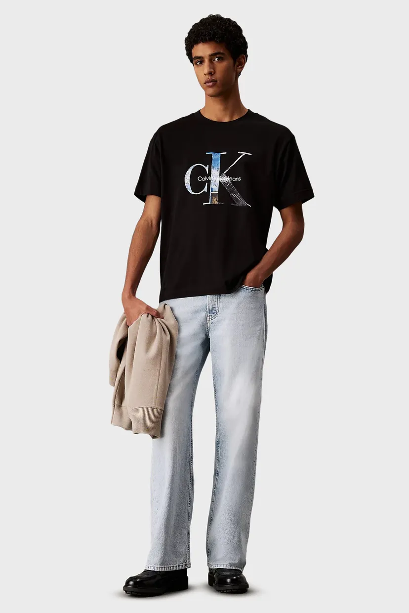 Чоловіча чорна футболка PHOTO MONOGRAM TEE 3