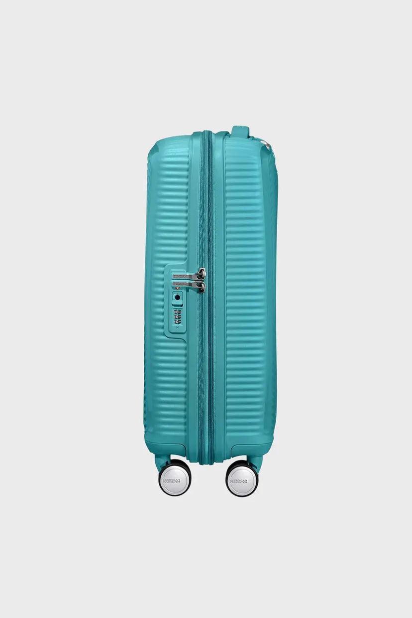 Бирюзовый чемодан 55 см SOUNDBOX TURQUOISE 4