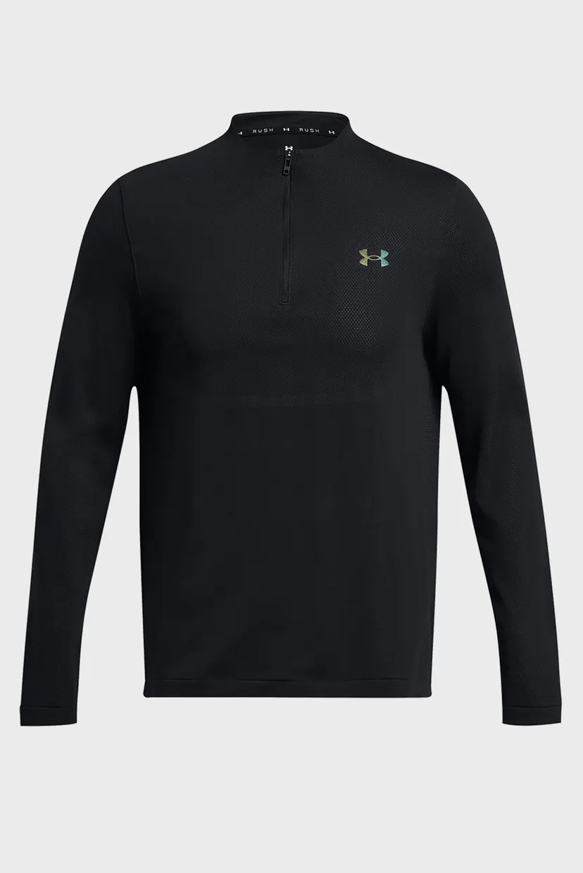 Чоловіча чорна спортивна кофта Vanish Elite Seamless 1/4 Zp 4