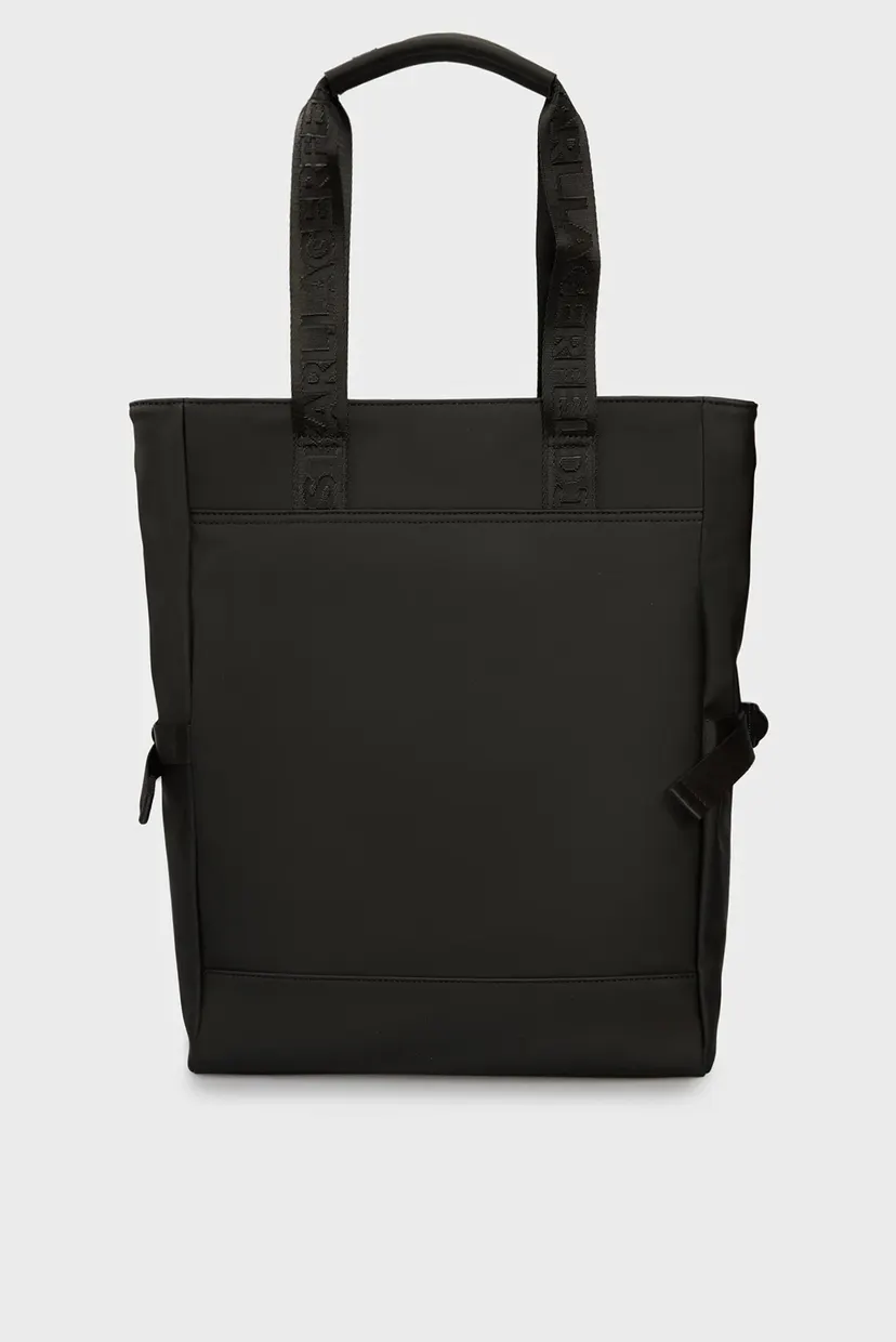 Чоловіча чорна сумка utility coated tote 4