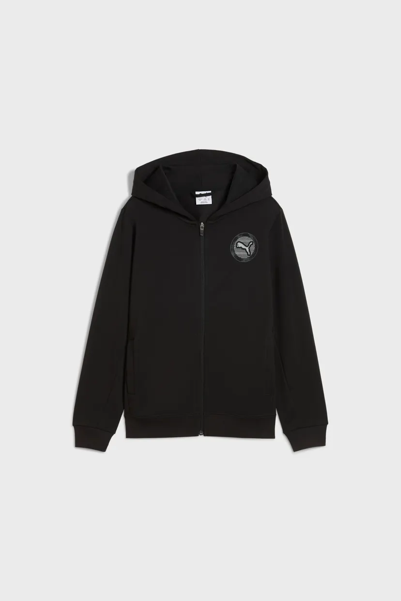 Детское черное худи Active Sports Full-Zip Hoodie Youth 4