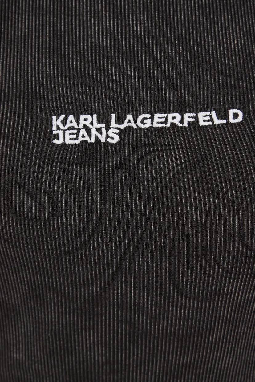 Жіноча чорна сукня KLJ LS ACID WASH 3