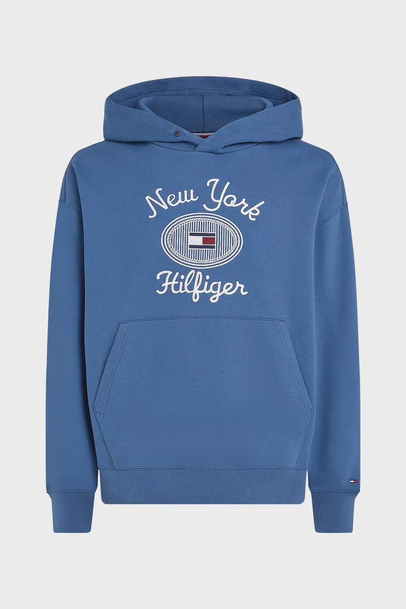 Чоловіче синє худі HILFIGER NY 5