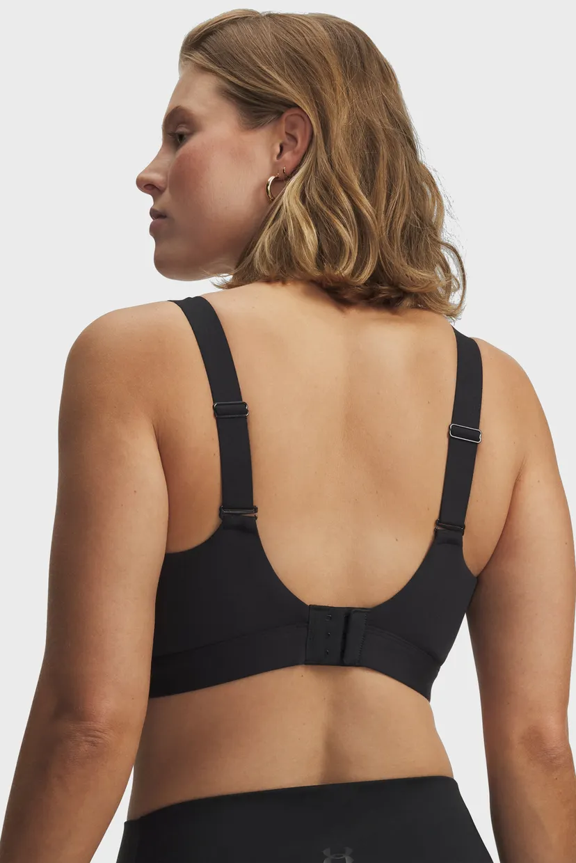 Жіночий чорний топ UA Effortless High Bra 4